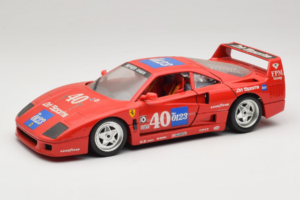 Ferrari F40 #40 the0123 Červený 1987 Bburago 1:18 3332-P5 Kov