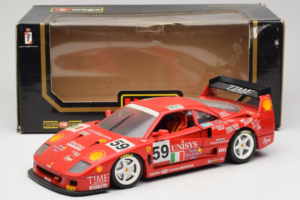 Ferrari F40 LM Unisys #59 Ota / P. Nappi / R. Donovan 24 Hours of Le Mans 1996 Bburago 1:18 3032-U1 Kov – obrázek 8 z 8