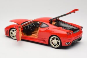Ferrari F430 Červený Hot Wheels 1:18 G7160 Kov – obrázek 5 z 8