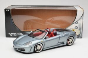 Ferrari F430 Spider Blue Metallic Hot Wheels 1:18 H3074 Kov – obrázek 8 z 8