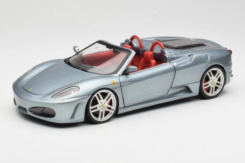 Ferrari F430 Spider Blue Metallic Hot Wheels 1:18 H3074 Kov