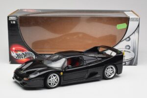 Ferrari F50 Černý Hot Wheels 1:18 23910 Kov – obrázek 8 z 8