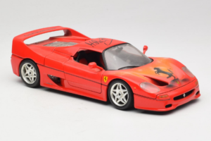 Ferrari F50 Braccio & Gotz M. Schumacher Edice s Podpisem Bburago 1:18 MS Kov – obrázek 6 z 8