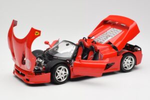Ferrari F50 Kabriolet Červený Bburago 1:18 3352 Kov – obrázek 2 z 8