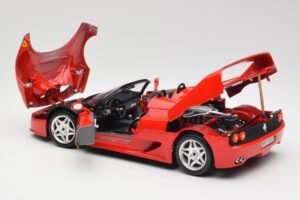 Ferrari F50 Kabriolet Červený Bburago 1:18 3352 Kov – obrázek 5 z 8