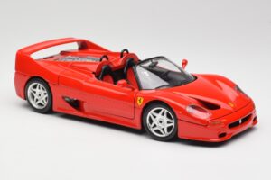 Ferrari F50 Kabriolet Červený Bburago 1:18 3352 Kov – obrázek 6 z 8