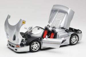 Ferrari F50 Kabriolet Stříbrný Bburago 1:18 3372 Kov – obrázek 2 z 8