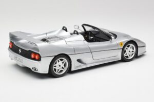 Ferrari F50 Kabriolet Stříbrný Bburago 1:18 3372 Kov – obrázek 3 z 8
