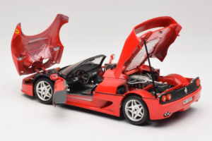 Ferrari F50 Kabriolet 50 Jahre Ferrari 24 Jahre Bburago FMC Červený Bburago 1:18 3352-P1 Kov – obrázek 5 z 8