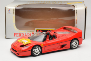 Ferrari F50 Kabriolet 50 Jahre Ferrari 24 Jahre Bburago FMC Červený Bburago 1:18 3352-P1 Kov – obrázek 8 z 8