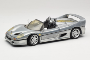 Ferrari F50 Kabriolet Chrome Silver Limitovaná Edice Hot Wheels 1:18 25741 Kov