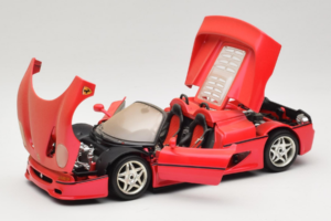 Ferrari F50 Kabriolet Monza Red Standox Bburago 1:18 ST01 Kov – obrázek 2 z 8