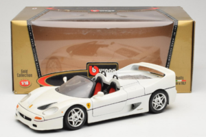 Ferrari F50 Kabriolet Bílý Bburago 1:18 3352-W1 Kov – obrázek 8 z 8