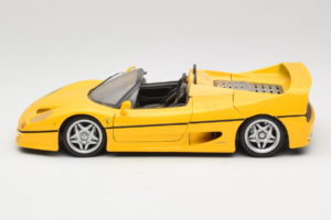 Ferrari F50 Kabriolet Žlutý Maisto 1:18 50246-Y1 Kov – obrázek 4 z 8