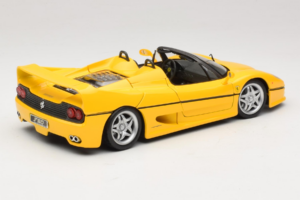 Ferrari F50 Kabriolet Shell Žlutý Maisto 1:18 3076-Y2 Kov – obrázek 3 z 8