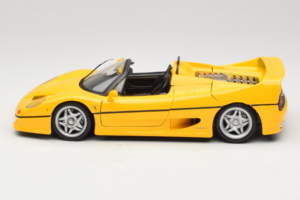 Ferrari F50 Kabriolet Shell Žlutý Maisto 1:18 3076-Y2 Kov – obrázek 4 z 8