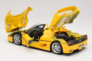 Ferrari F50 Kabriolet Shell Žlutý Maisto 1:18 3076-Y2 Kov – obrázek 5 z 8