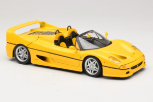 Ferrari F50 Kabriolet Shell Žlutý Maisto 1:18 3076-Y2 Kov – obrázek 6 z 8