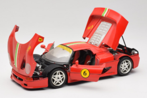 Ferrari F50 Coupe #6 Červený s Italskou Vlajkou Bburago 1:18 3382-P1 Kov – obrázek 2 z 8