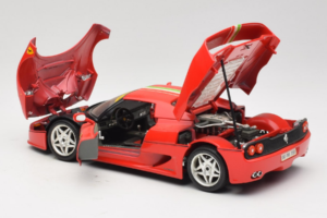 Ferrari F50 Coupe #6 Červený s Italskou Vlajkou Bburago 1:18 3382-P1 Kov – obrázek 5 z 8