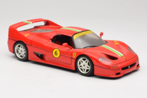 Ferrari F50 Coupe #6 Červený s Italskou Vlajkou Bburago 1:18 3382-P1 Kov – obrázek 6 z 8
