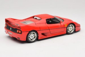 Ferrari F50 Coupe Červený Bburago 1:18 3382 Kov – obrázek 3 z 8