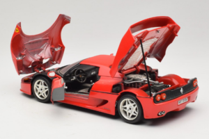 Ferrari F50 Coupe Červený Bburago 1:18 3382 Kov – obrázek 5 z 8