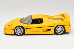 Ferrari F50 Coupe Shell Žlutý Maisto 1:18 3076-Y1 Kov – obrázek 4 z 8