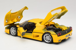 Ferrari F50 Coupe Shell Žlutý Maisto 1:18 3076-Y1 Kov – obrázek 5 z 8