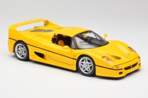 Ferrari F50 Giallo Modena Maisto 1:18 F50001 Kov – obrázek 6 z 8