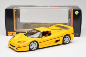 Ferrari F50 Giallo Modena Maisto 1:18 F50001 Kov – obrázek 8 z 8