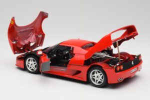Ferrari F50 Hardtop Červený Bburago 1:18 3362 Kov – obrázek 5 z 8