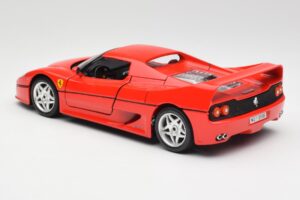Ferrari F50 Hardtop Červený Bburago 1:18 3362 Kov – obrázek 7 z 8