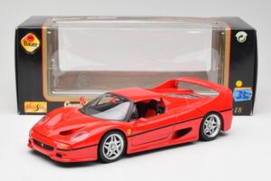 Ferrari F50 Červený Maisto 1:18 50262 Kov – obrázek 8 z 8