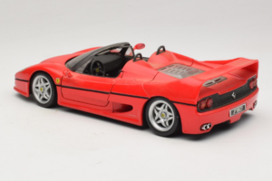 Ferrari F50 Spider Červený Shell Maisto 1:18 3076-M1 Kov – obrázek 7 z 8