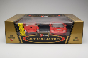 Ferrari Gift Set 250 Testa Rossa & 360 Modena Challenge Červený Bburago 1:18 GC001 Kov – obrázek 2 z 2