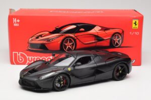 Ferrari LaFerrari F150 Matte Black Bburago 1:18 18-16901BK Kov – obrázek 8 z 8
