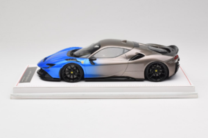 Ferrari SF90 Novitec Blue Grey Metallic IVY 1:18 REMC029 Pryskyřice