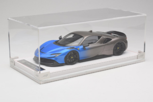 Ferrari SF90 Novitec Blue Grey Metallic IVY 1:18 REMC029 Pryskyřice – obrázek 6 z 7