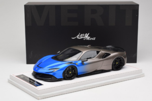 Ferrari SF90 Novitec Blue Grey Metallic IVY 1:18 REMC029 Pryskyřice – obrázek 7 z 7