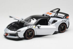 Ferrari SF90 XX Stradale Arctic White Bburago 1:18 18-16020W Kov – obrázek 2 z 8