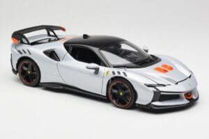 Ferrari SF90 XX Stradale Arctic White Bburago 1:18 18-16020W Kov – obrázek 6 z 8