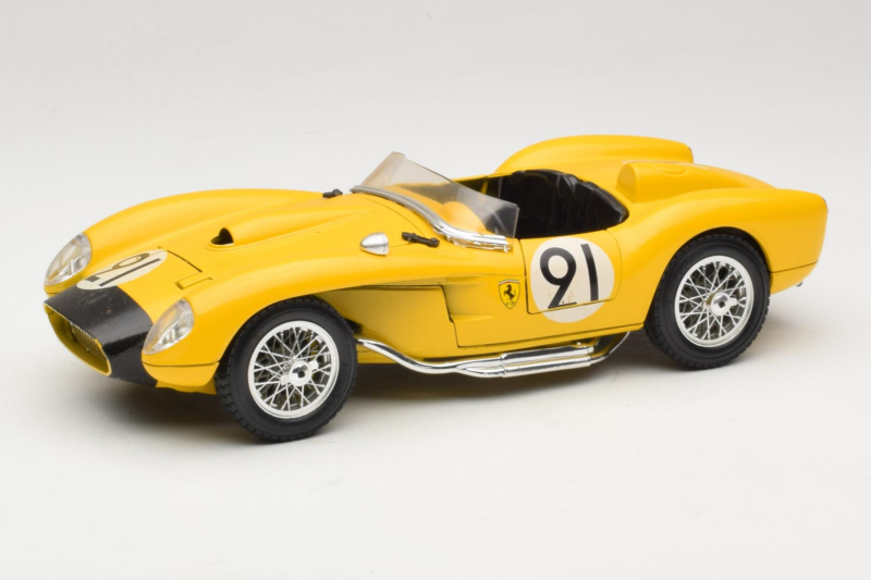 Ferrari 250 Testa Rossa #91 Žlutý Limitovaná Edice Bburago 1:18 3007-Y1 Kov