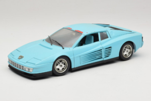 Ferrari Testarossa Borsenmodell 1997 Limitovaná Edice Modrý Bburago 1:18 B002 Kov