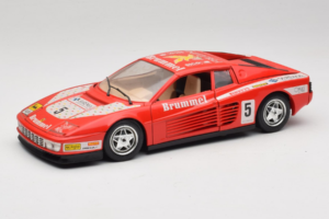 Ferrari Testarossa Brummel #5 Červený 1984 Bburago 1:18 3004-P1 Kov