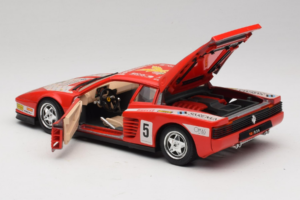 Ferrari Testarossa Brummel #5 Červený 1984 Bburago 1:18 3004-P1 Kov – obrázek 5 z 8