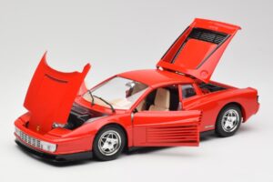 Ferrari Testarossa Červený Bburago 1:18 3019 Kov – obrázek 2 z 8