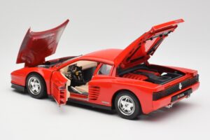 Ferrari Testarossa Červený Bburago 1:18 3019 Kov – obrázek 5 z 8