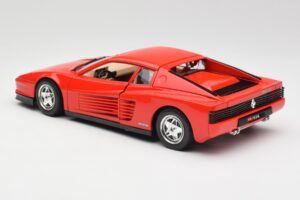 Ferrari Testarossa Červený Bburago 1:18 3019 Kov – obrázek 7 z 8