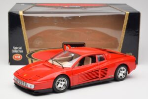 Ferrari Testarossa Červený Bburago 1:18 3019 Kov – obrázek 8 z 8